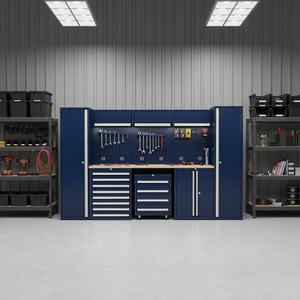 Banc de travail d'atelier 2026 à succès avec rangement, armoire à outils métallique robuste pour réparation mécanique et garage - Product Image 1