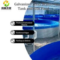Réservoir d'eau en toile galvanisée pour l'extérieur