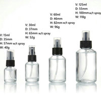 Flacons compte-gouttes en verre à épaule inclinée résistants aux UV de qualité supérieure pour l'emballage d'huiles essentielles – Vente en gros 15ml 30ml 60ml 125ml