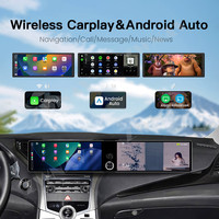 ZWNAV Lecteur multimédia DVD Android 15 de 12,3+12,3 pouces pour Hyundai Azera 2014-2015, autoradio GPS stéréo avec unité principale