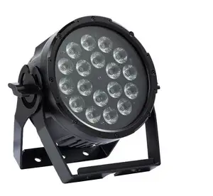 ไนท์คลับเหตุการณ์แสงกลางแจ้ง Ip65 Led Par สามารถ18X15W RGBWA Uv 6in1ไฟ Led Par ไฟเวที