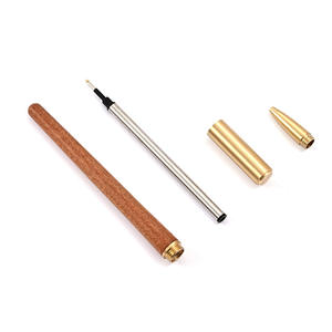 Redwood Brass Signature Sándalo Artesanía Gel de madera Metal Regalo Publicidad Pluma Personalización - Product Image 5