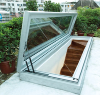 Profilé aluminium, fenêtre de toit percée thermique de haute qualité, 2 pièces