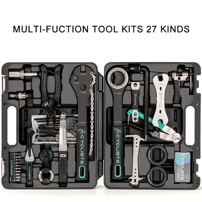 Cyclists 27 in 1 Bicycle Repair Tools Kit – Multitool for Bike