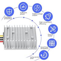 HJHL 30-55V 12V 30A olmayan izole Buck dönüştürücü 360W yüksek akım DC-DC regülatörü 90% verimlilik 50/60Hz LED aydınlatma/endüstriyel