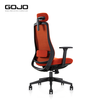 Silla de Oficina Ergonómica Moderna con Respaldo Alto y Malla, con Reposabrazos Ajustables en 4D, Silla Giratoria para Escritorio Ejecutivo