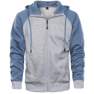 Sudadera con capucha de forro polar bordada con cremallera completa Essentials para hombre (tallas grandes y altas) - Poliéster/algodón EcoSmart, ajuste holgado - Product Image 4