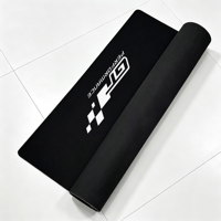 Tapis de sol robuste pour simulateur de course, en nylon, avec dos en caoutchouc, lavable en machine