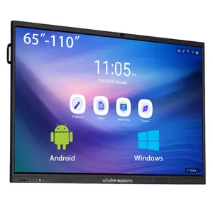 55 65 75 86 98 inch LCD 75 inch tương tác Bảng điều chỉnh tương tác phẳng kỹ thuật số bảng thông minh bảng tương tác