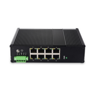8 porte industriali 802.3 a <span class=keywords><strong>PoE</strong></span> Gigabit <span class=keywords><strong>Ethernet</strong></span> Smart Web gestito da Web Din-Rail Mount <span class=keywords><strong>PoE</strong></span> <span class=keywords><strong>Switch</strong></span> - Product Image 1