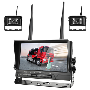 Sistema de Cámara de Reversa Inalámbrica de 7 Pulgadas y 2.4G, Cámara de Respaldo AHD con Visión Nocturna, Impermeable, Lente de 90-120 Grados para Camiones/Automóviles - Product Image 1