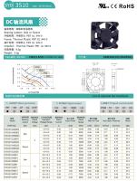Kipas Motor DC Brushless CFM Tinggi 3510 dengan Bantalan Bola 12V 35x35x10mm Kipas Pendingin Aksial untuk Mini PC/Kipas Pendingin Mikrokomputer