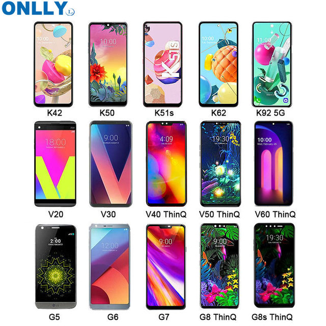 Phone Lcd Screen for LG K8 K10 K22 K31 K40 K41S K42 K51S K52 K61 K62 K71 K92 5G Mobile Parts Screen Replacement Display