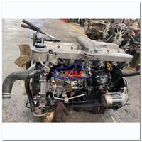 Motor diésel original usado de 1HZ con caja de cambios para Toyota Land Cruiser y Coster Bus