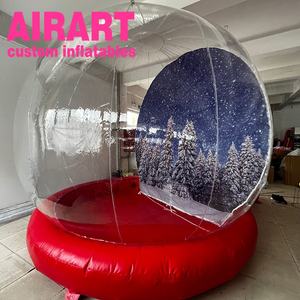 Tente gonflable en forme de globe de neige pour événements de Noël en intérieur - Product Image 3