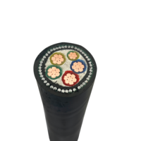 Câble d'alimentation souterrain triphasé à 4 fils en cuivre blindé AC 3X120+1X70mm2 3*120+1*70 Cu/XLPE/PVC/SWA/PVC