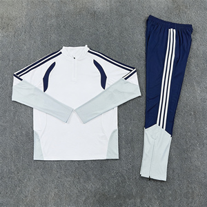 Maillot de football automne-hiver 26/27 Madrid, ensemble d'entraînement, demi-zip, manches longues, respirant, tenue de sport, vêtements de football - Product Image 2