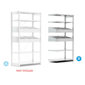 Estantería adicional Fami ST1031 1028x421x2011mm, fijación a estructura ST1027 - Product Image 3