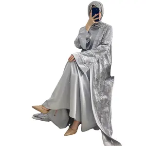 Moda müslüman kadınlar İslami geleneksel elbise arap elbise Kaftan Abaya Burqa