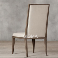 SIGMA Ensemble de table à manger Mobilier de cuisine en bois de noyer design moderne avec chaises pour restaurant Home Dinner