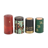 Capsules de bouteilles de vin en PVC de 30 mm, personnalisées, étanches, de qualité alimentaire, avec logo couleur personnalisé, pour bouteilles de vin et de champagne, vente en gros du fabricant