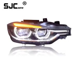 SJC Auto voiture accessoires phare modifié Angel Eye LED feux diurnes pour BMW série 3 F30 F35 2012-2018 phare - Product Image 6