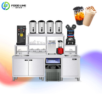 Paket Peralatan Toko Boba Satu Atap, Perlengkapan Minuman Siap Pakai, Paket Peralatan Toko Bubble Tea