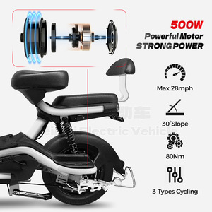 Elegante Scooter Eléctrico S con Batería de Plomo-Ácido de 45 kg, Frenos en los Ruedas Delanteras y Traseras, para Uso Diario - Product Image 4