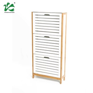 Modern, <b>space</b>-<b>saving</b>, durable home furniture <b>storage</b> <b>shoe</b> organizer shelf, bamboo <b>shoe</b> rack, living room flip cabinet. - Product Image 1