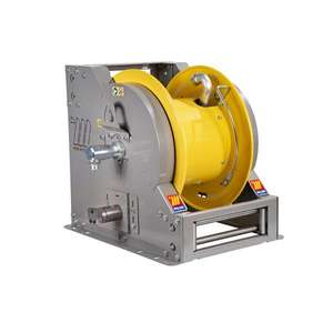 MECLUBE - 076-6166-600 Carrete de manguera industrial de acero pintado motorizado hidráulico serie para aceite y lubricantes 1 ''(sin - Product Image 1