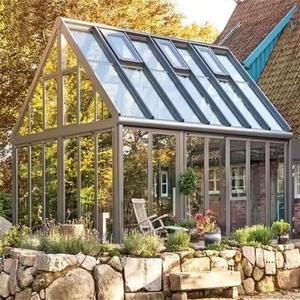 Sunnyjoy <span class=keywords><strong>Toit</strong></span> en pente étanche et coupe-vent anti-corrosion avec kit de véranda extérieure en verre trempé au <span class=keywords><strong>prix</strong></span> de gros - Product Image 4