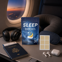 Patch de sommeil profond respirant sans mélatonine en non-tissé, pour un soutien naturel de la relaxation nocturne, vente en gros directe usine