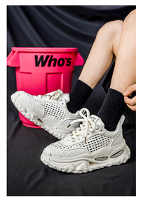 Baskets légères et respirantes pour femmes, avec empeigne en tissu Fly Weave, chaussures de course décontractées, tendance mode, vente en gros - Product Image 2