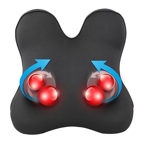 Nuevo Diseño de Cojín de Masaje Shiatsu Automático para Espalda con Función de Calor, Masajeador Lumbar y Cervical para Cuello, Cuerpo y Cintura - Product Image 1