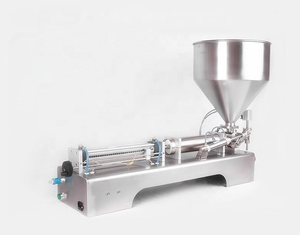Máquinas de llenado de agua de alta viscosidad con cabezal horizontal único de 5 ml para calentar miel - Product Image 1