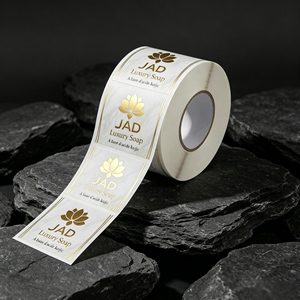 สติกเกอร์กันน้ำ กันน้ำมัน กันแอลกอฮอล์ เป็นมิตรกับสิ่งแวดล้อม รีไซเคิลได้ แห้งเร็ว ติดแน่น ผลิตตามสั่ง |   การพิมพ์ด้วยฟอยล์ทองคำด้วยแสงยูวี |   รถยนต์ - Product Image 3