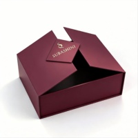 Faltbare, personalisierte Luxusboxen mit Goldfolienprägung, Karton, offene Doppeltürbox, Geschenkverpackung, magnetisch, stabil