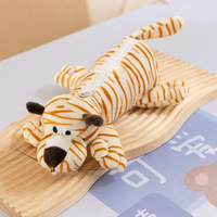 Vente en gros d'étuis à crayons en peluche de la jungle Capybara trousses de maquillage en peluche mignonne boîte à crayons en peluche jouets