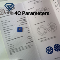 IGI sertifikası CVD/HPHT 1ct-3ct DEF renk VVS/VS Oval kesim Lab yetiştirilen elmas gevşek elmas laboratuvar ekili elmas açıklığa kavuşturmak
