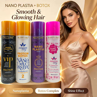 Crème Lissante Nanoplastie à la Kératine 0% Formaldéhyde pour Cheveux Abîmés, Effet Botox, Fabrication Chinoise