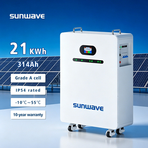 Système d'énergie solaire hybride Sunwave 20 kWh, batterie intégrée de grande capacité pour la sauvegarde solaire, utilisation quotidienne de l'énergie domestique - Product Image 1