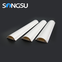 Gaine de câblage en PVC, protection de câbles électriques, protection de lignes ouvertes au sol, gaine de câblage