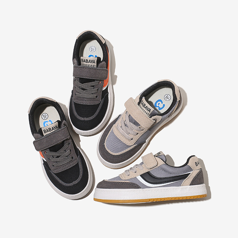 21186 HUANQIU Babaya High Quality Flat Anti-slippery Breathable Casual Shoes for Kids
