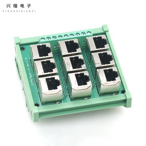 เทอร์มินัลบล็อกแบบสกรู Rj45 9 พอร์ต รุ่น Pa66 สำหรับการเชื่อมต่อเครือข่าย - Product Image 3