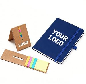 Bloc-notes imprimé personnalisé avec logo, blocs-notes promotionnels personnalisés, mémos adhésifs pour le bureau, fournitures d'entreprise - Product Image 1