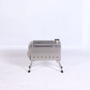 Stainless Steel Wood <b>Stove</b> Portable Folding Tent <b>Stove</b> For Outdoor Camping Cooking Firewood Heating - Product Image 2
