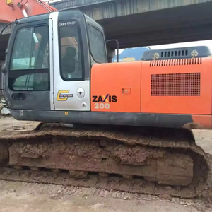 Excavatrice Hitachi Zaxis 200 d'occasion de fabrication japonaise Vente d'un moteur et d'une pompe à noyau d'origine Hitachi ZX200 bon marché du Japon - Product Image 1