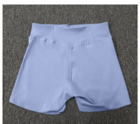 Conjunto Deportivo de 2 Piezas para Mujer: Sujetador Deportivo con Tirantes Finos y Bloques de Color, y Shorts de Ciclismo de Cintura Alta con Efecto Levanta Glúteos, Elástico y Sin Costuras