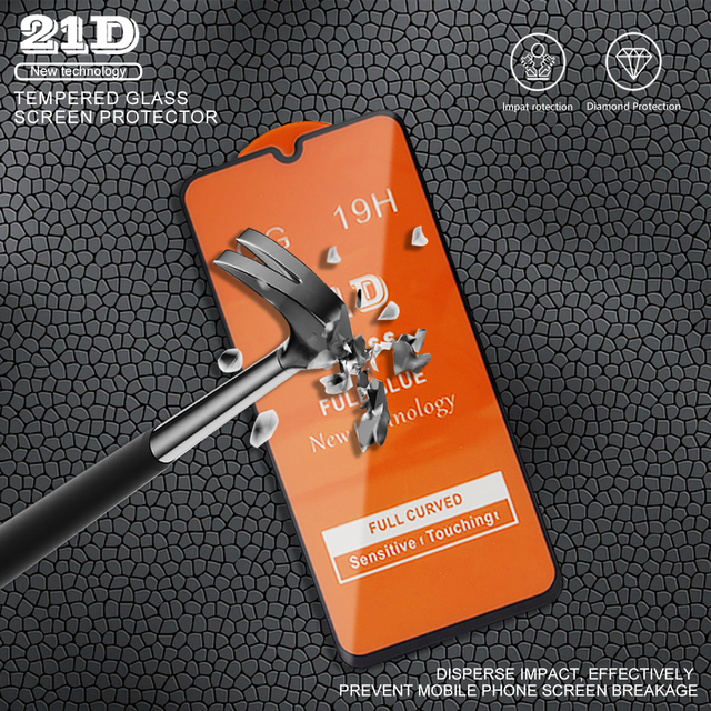 21D OG Full Glue Tempered Glass Anti-Shock Screen Protector for Infinix Tecno samsung iPhone