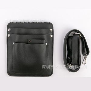 Bolsa de herramientas de cuero de alta gama para tijeras de jardín, bolsa de almacenamiento para herramientas de poda al aire libre, funda para tijeras de peluquería, bolso bandolera - Product Image 3